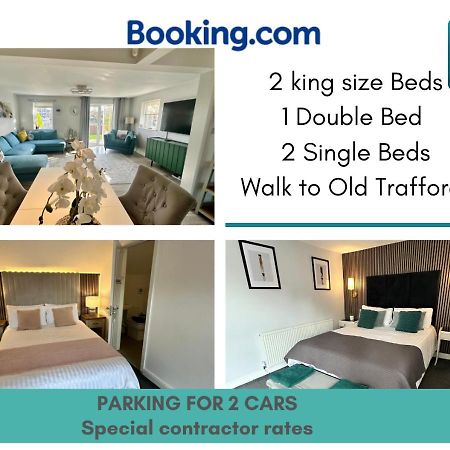 Waterside Mufc & Trafford Centre Townhouse 4 Bedroom Free Parking Manchester Exterior foto